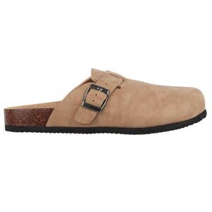 Miso Womens/Ladies Faux Suede Flatform Mules / Sand